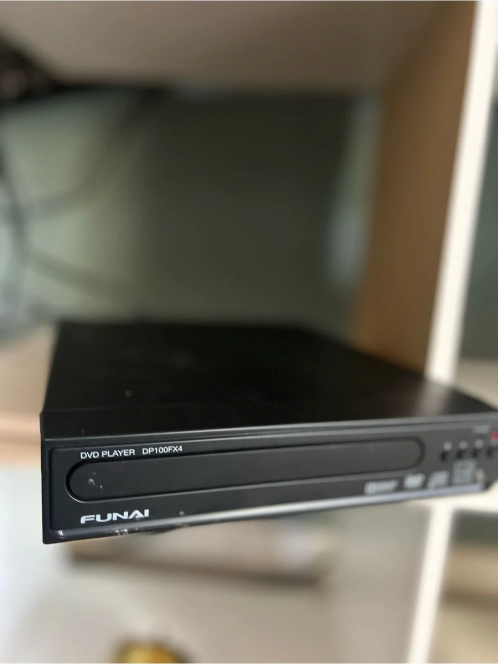 Funai Black DVD Player - Compact Electronics Video Device